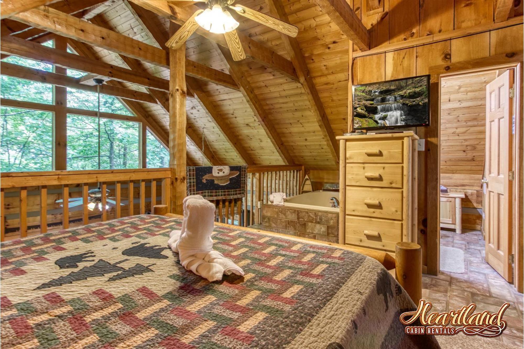 Cozy Mountain Hideaway Villa Gatlinburg Værelse billede
